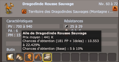 aile de dragodinde rousse sauvage