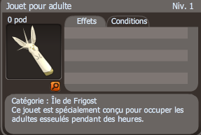 Jouet pour adulte dofus