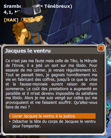 Depuis l'enfer dofus