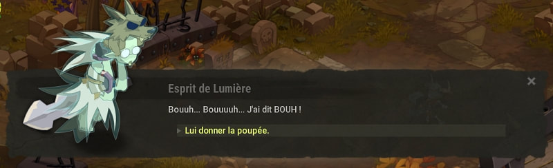 quête Esprit es-tu là dofus