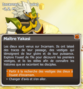 quete Les vestiges du Ponant dofus