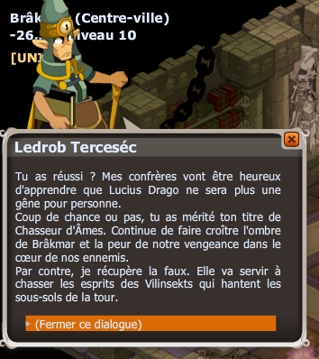 Apprentissage : Chasseur d'Âmes