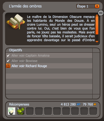 L'armée des ombres dofus