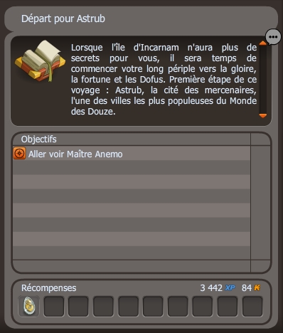 quête Destination Astrub dofus