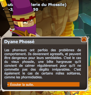 quete Le phormidiable au corps dofus