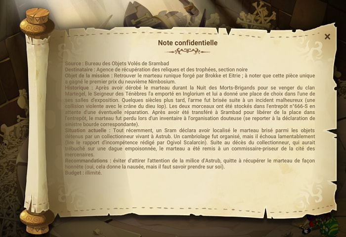 quête De Brikke et de Brokke dofus