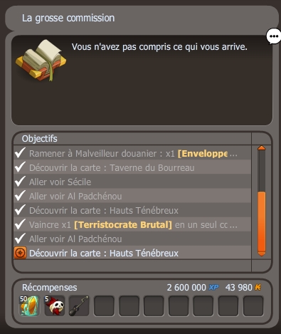 La grosse commission dofus