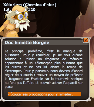 quete Prisonniers du temps dofus