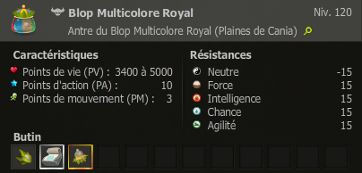 Antre du Blop Multicolore Royal