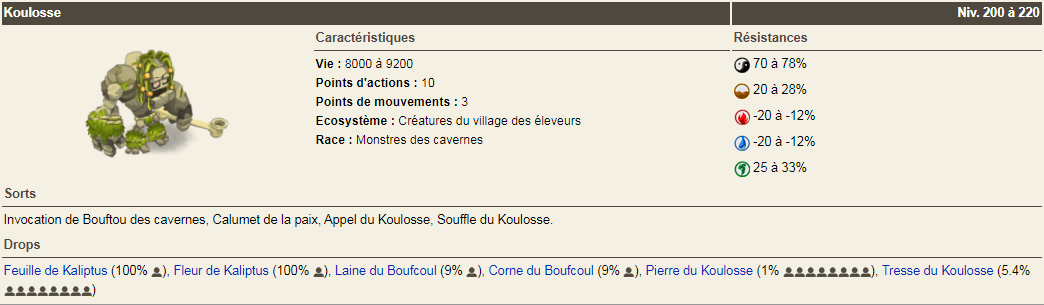 Donjon Koulosse Guide Dofus R Tro Monocompte